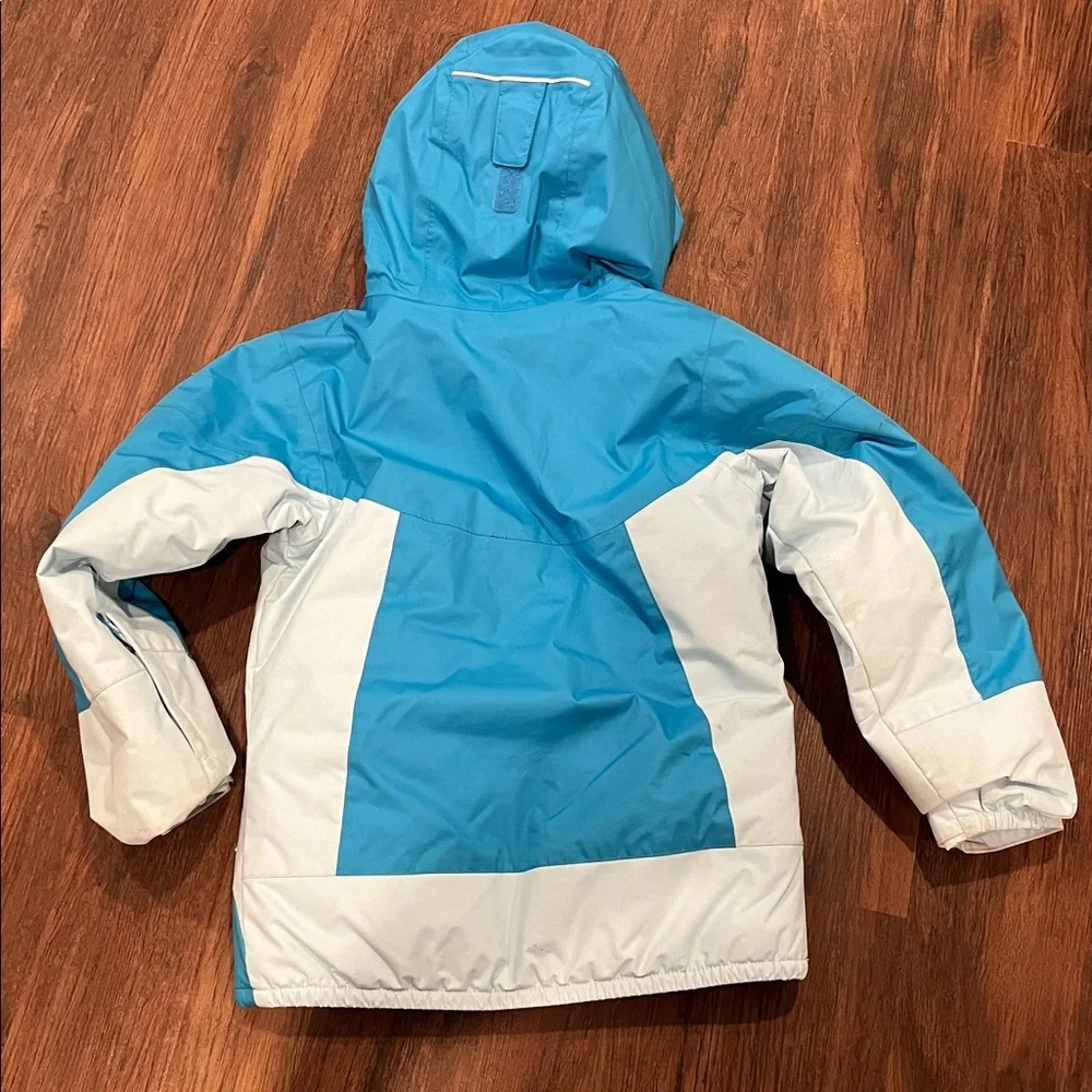 Columbia Turquoise Kids' Hooded Insulated Winter Jacket